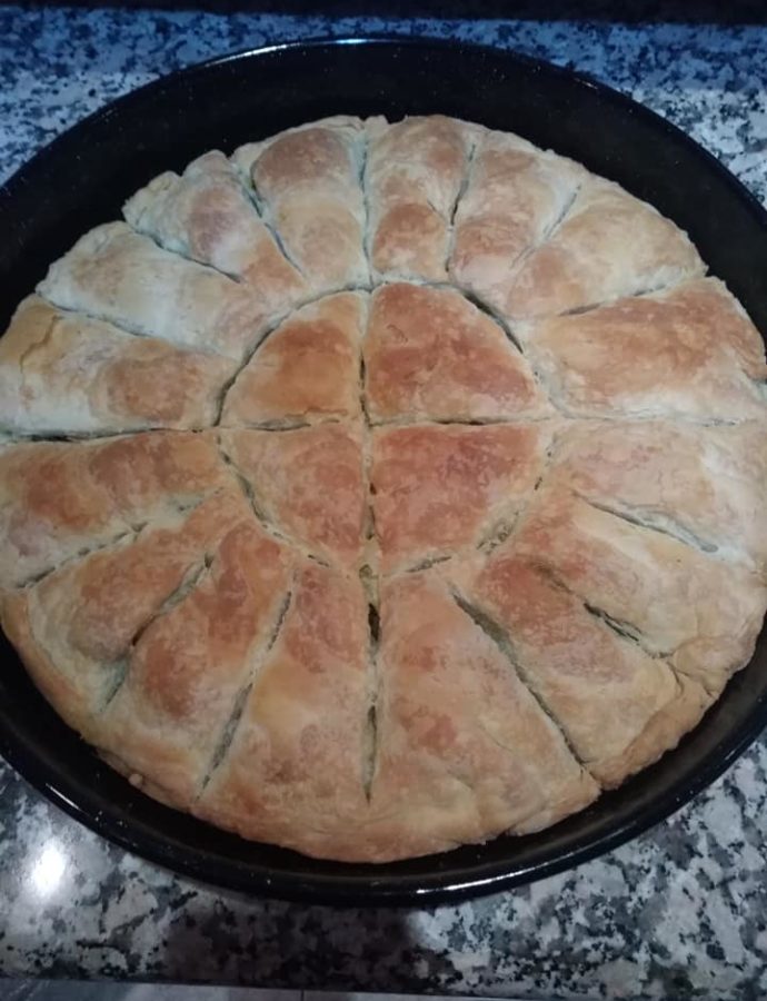 Σπανακοτυρόπιτα με φύλλο υγρής σόδας