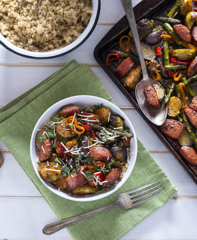 Λουκάνικα στην λαδόκολλα