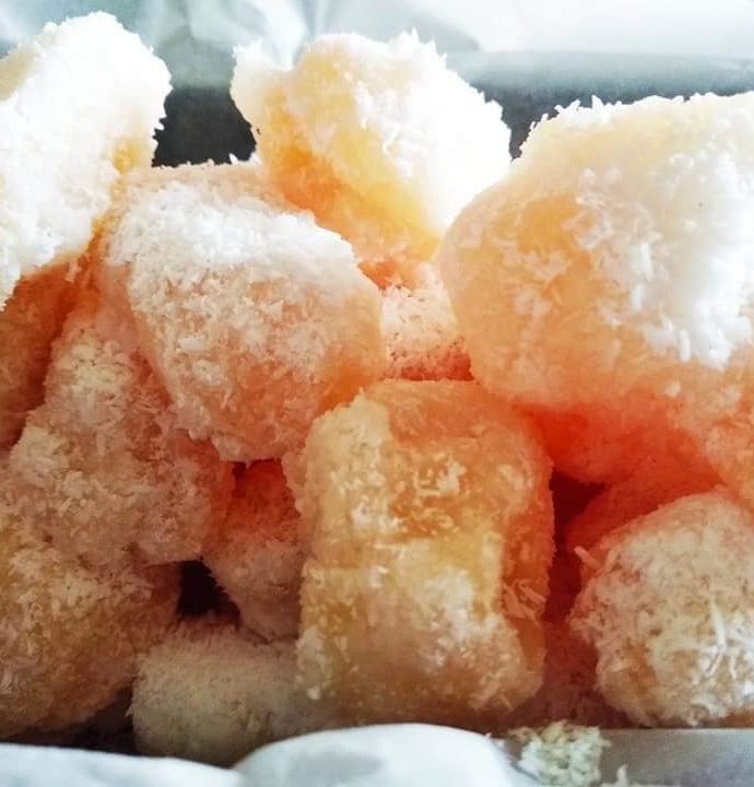 Λουκούμια με ινδοκάρυδο