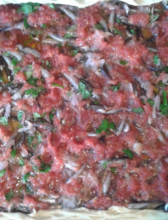 Μαριδόπιτα (γίνεται ή με μαρίδες ή γαύρο)