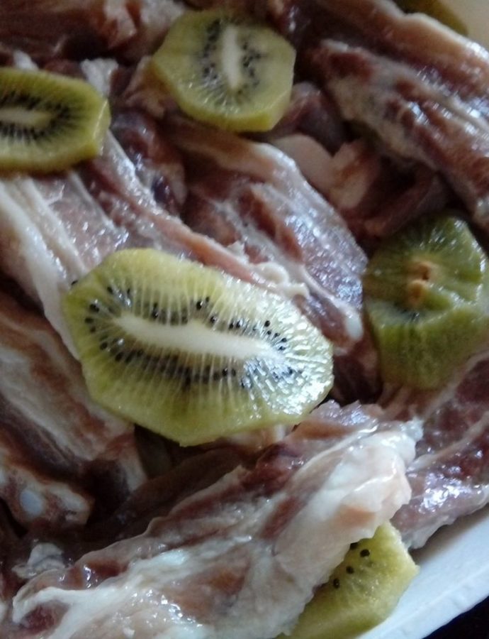 Μαλακό κρέας με ακτινίδιο! (μαρινάρισμα)