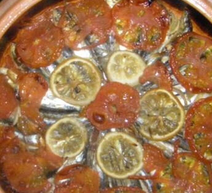 Χαψία Τούφα (ποντιακός γαύρος στο φούρνο)