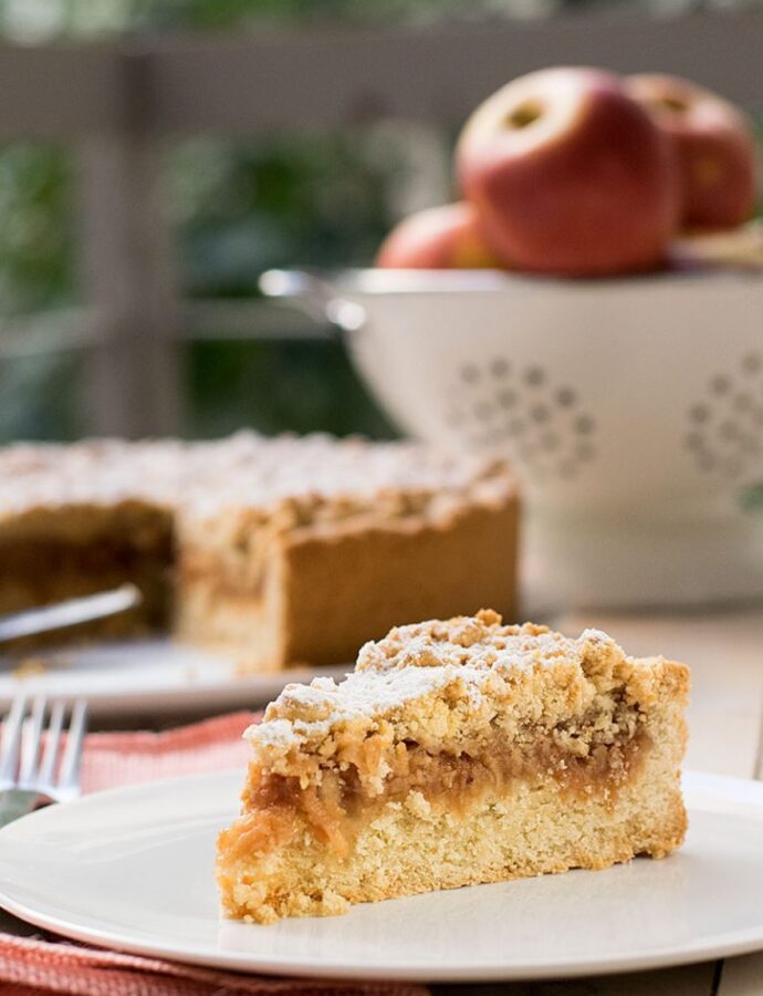 Τριφτή μηλόπιτα εύκολη